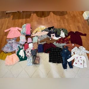 Girls 12m winter/fall clothes lot